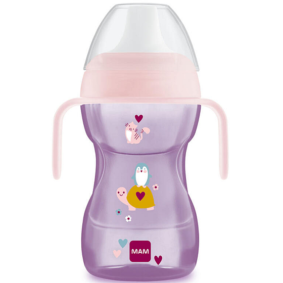 Mam Fun to Drink Cup kubek do przejścia do klasycznego kubka 8+ miesięcy Fioletowy 270 ml