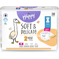 Bella Happy Mimi 2 pieluchy jednorazowe 3-6 kg 38 sztuk
