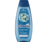 Schauma Men Freshness 3w1 szampon do włosów, twarzy i ciała dla mężczyzn 400 ml