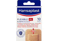 Hansaplast plastry Flexible Elastic XL 10 sztuk