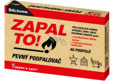 BALhome Zapal To, stały podpalacz, 40 podpałów