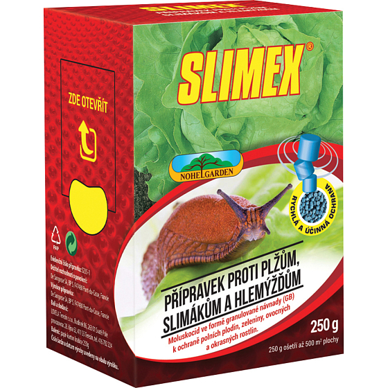 Slimex przeciw ślimakom, do ochrony upraw polowych, warzyw, owoców przed ślimakami, 250 g