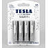 Tesla SILVER+, AA baterie alkaliczne, 4 szt.
