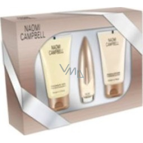 Naomi Campbell Naomi Campbell toaletní voda 15 ml + sprchový gel 50 ml + tělové mléko 50 ml, dárková sada