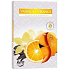 Bispol Aura Vanilla Orange - Vanilka a pomeranč vonné čajové svíčky 6 kusů
