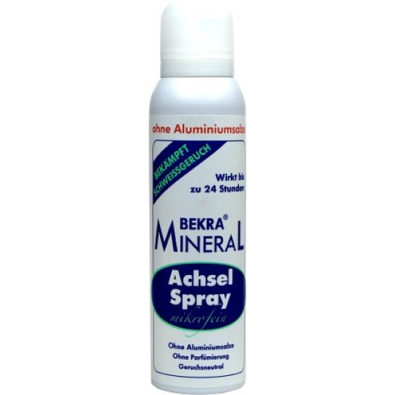 Bekra Mineral Achsel Minerální přírodní deodorant bez hliníku sprej 150 ml