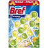 Bref Escapes Power Aktiv Cuba Sensation WC blok pro hygienickou čistotu a svěžest Vaší toalety, zbarvuje vodu 3 x 50 g