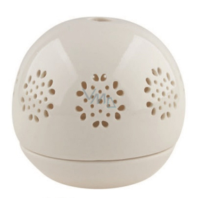 Svícen porcelánový, koule s ornamenty 9,5 cm Svícen porcelánový, koule s ornamenty 9,5 cm