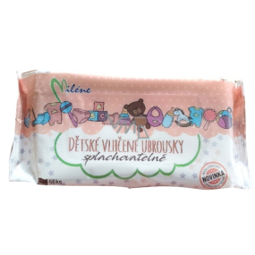 Miléne Toaletní wilgotne chusteczki spłukiwalne dla dzieci 56 sztuk Miléne Toaletní wilgotne chusteczki spłukiwalne dla dzieci 56 sztuk