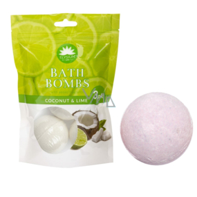 Elysium Spa Kokos i limonka musująca kula-bomba do kąpieli 3 x 50 g