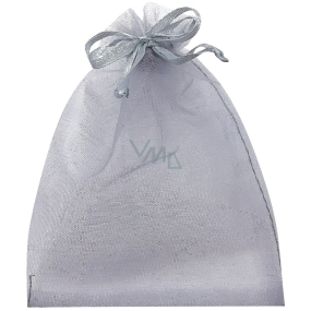 Pytlík organzový šedý 7 x 9 cm