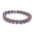 Drewniana bransoletka naturalna ciemna 8mm/ 16 - 17cm,