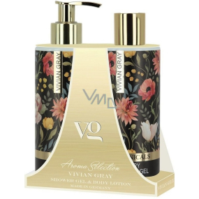 Vivian Gray Botanicals luksusowe mleczko do ciała 250 ml + luksusowy żel pod prysznic 250 ml, zestaw kosmetyczny dla kobiet