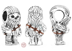 Charm Srebrny 925 Marvel Star Wars Chewbacca, koralik na bransoletkę