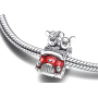 Charm Srebrna 925 Disney Mickey & Minnie w podróży, koralik na bransoletkę podróżniczą