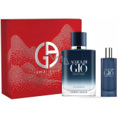Giorgio Armani Acqua di Gio Profondo parfémovaná voda 100 ml + parfémovaná voda 15 ml, dárková sada pro muže