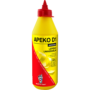 APEKO D1 klej do drewna, papieru, skóry z aplikatorem, 500 g