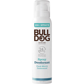 Bulldog Fresh Mint & Cedarwood dezodorant w sprayu dla mężczyzn 125 ml