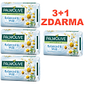 Palmolive Naturals Zrównoważone i Łagodne mydło toaletowe w kostce 3 + 1 szt. 90 g