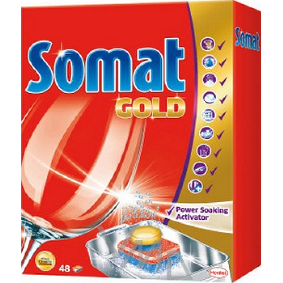 Somat Gold tablety do myčky na nádobí 48 kusů
