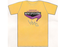 Nekupto T-shirt Dobrowolne stowarzyszenie fanatyczek zakupów uczciwa członkini 1 sztuka