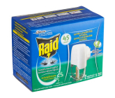 Raid elektrický odpařovač s eukalyptovým olejem proti komárům 45 nocí strojek + náplň 27 ml