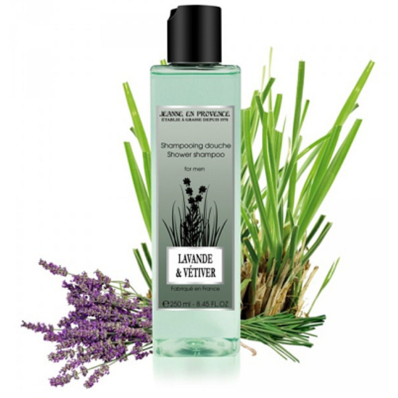 Jeanne en Provence Men Lavande & Vétiver 2v1 šampon a sprchový gel 250 ml