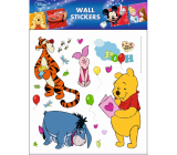 Naklejki na ścianę Disney Kubuś Puchatek z pocztówką 30 x 30 cm