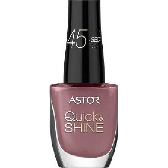 Astor Quick & Shine Nail Polish lak na nehty 618 Blackberry Smoothie 8 ml