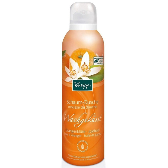 Kneipp Ranní polibek s pomerančovým květem a jojobovým olejem sprchová pěna 200 ml