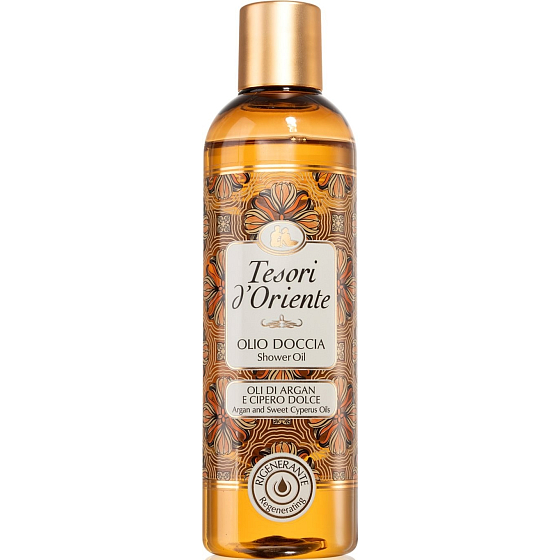 Tesori d Oriente Arganový a cyperový sprchový olej 250 ml