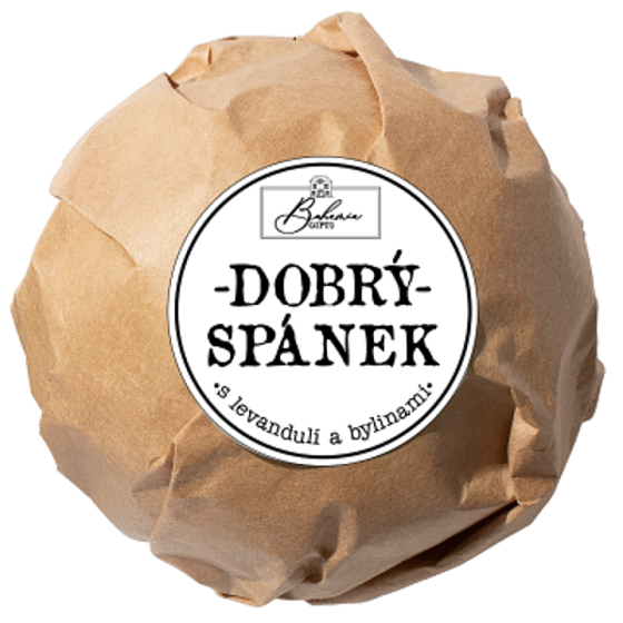 Bohemia Gifts Dobrý spánek šumivá pěnivá koule do koupele 100 g
