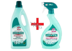 Sanytol Podlahy dezinfekční univerzální čistič 1 l + Sanytol dezinfekční univerzální čisticí prostředek 500 ml, duopack