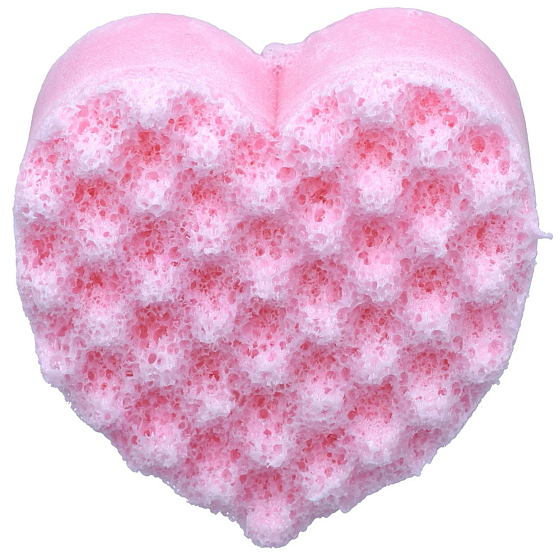 Bomb Cosmetics Rose and Oudh - Różana naturalna gąbka do kąpieli i prysznica z zapachem 180 g