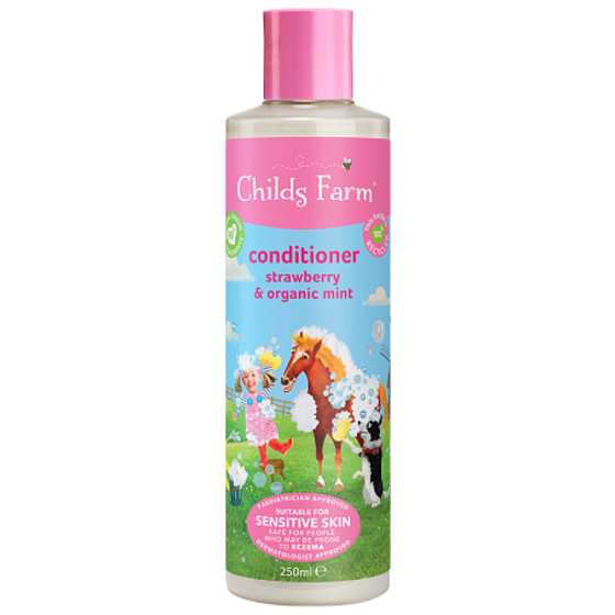 Childs Farm odżywka truskawkowa i miętowa do włosów dla dzieci 250 ml