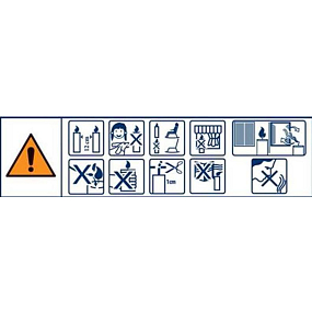 Bony znicz cmentarny wspomnieniowy, opakowanie 5 szt.