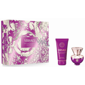 Versace Dylan Purple Pour Femme parfémovaná voda 50 ml + tělové mléko 50 ml, dárková sada pro ženy