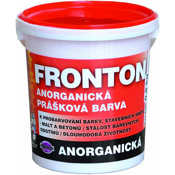 Fronton proszkowy barwnik do mieszanek budowlanych zapraw i betonów, 0610 jasny żółty, 800 g