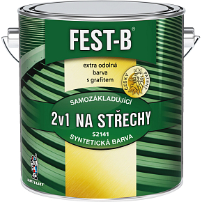 FEST-B S2141, antikorozyjny powłoka na żelazo, 0570 ciemnozielony, 2,5 kg