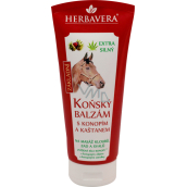Herbavera Końský balzám z konopiami i kasztanem, 200 ml