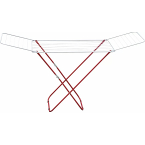 Tidy Home suszarka do prania metalowa czerwona, 18 m