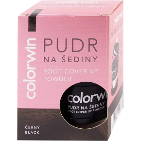 Colorwin puder na siwe włosy i objętość włosów, czarny 3,2 g