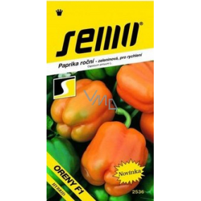 Semo Paprika roční zeleninová, pro rychlení Oreny oranžová 15 semen