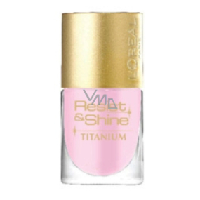 Loreal Paris Resist & Shine Titanium lak na nehty 103 Pink Lily 9 ml Loreal Paris Resist & Shine Titanium lak na nehty 103 Pink Lily 9 ml