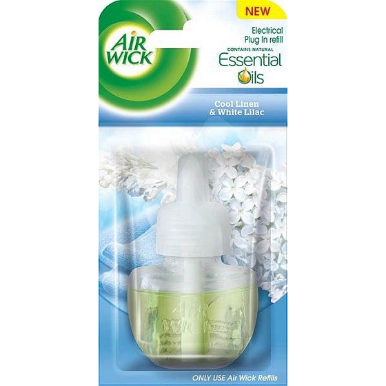 Air Wick Svěží prádlo & Bílá lilie elektrický osvěžovač náhradní náplň 19 ml