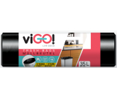 viGO! Worki na śmieci czarne, 6 µ, 35 litrów 48 x 57 cm 50 sztuk