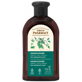Green Pharmacy Pokrzywa i Olej z korzeni łopianu odżywka do normalnych włosów 300 ml