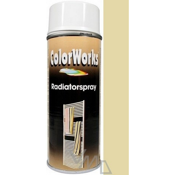 Color Works Radiatorspray alkydový lak slonová kost 400 ml sprej