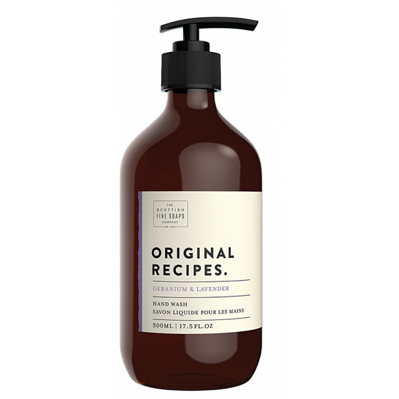 Scottish Fine Original Soaps Muškát a levandule tekuté mýdlo dávkovač 500 ml