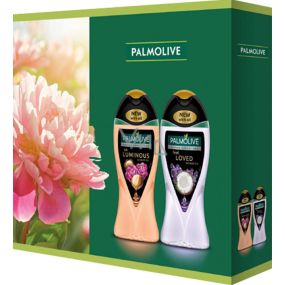 Palmolive Aroma Sensations So Luminous sprchový gel 250 ml + Feel Loved sprchový gel 250 ml, kosmetická sada Palmolive Aroma Sensations So Luminous sprchový gel 250 ml + Feel Loved sprchový gel 250 ml, kosmetická sada